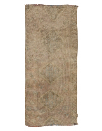 Faded Vintage Turkish Kars Rug - 2`1″ x 4`6″