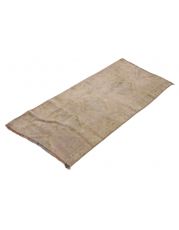 Faded Vintage Turkish Kars Rug - 2`1″ x 4`6″