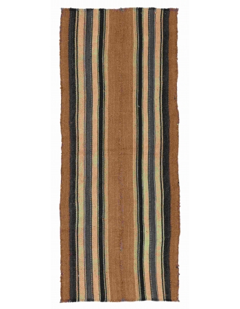 Brown Vintage Kilim Runner - 2`9″ x 6`9″