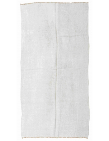 Modern Vintage Hemp Kilim Rug - 4`10″ x 9`0″