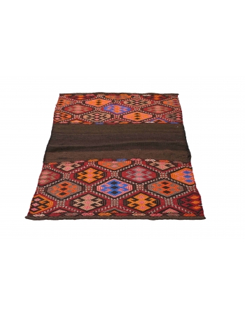 Decorative Vintage Turkish Kilim Rug - 3`5″ x 5`5″
