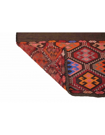 Decorative Vintage Turkish Kilim Rug - 3`5″ x 5`5″