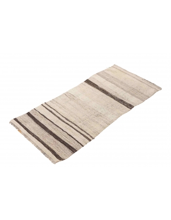 Small Vintage Modern Kilim Rug - 2`1″ x 4`7″