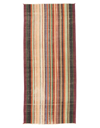 Striped Vintage Decorative Rug - 3`0″ x 6`11″