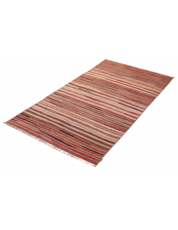Vintage Striped Kilim Rug - 2`11″ x 5`7″