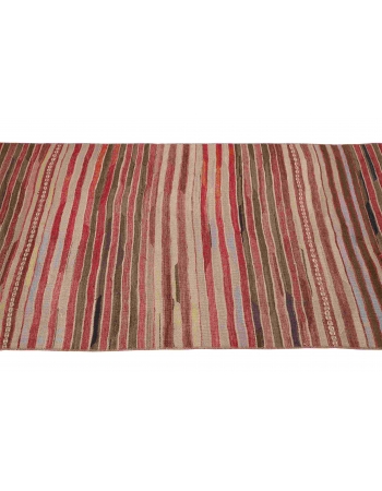 Vintage Striped Kilim Rug - 2`11″ x 5`7″