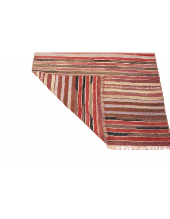 Vintage Striped Kilim Rug - 2`11″ x 5`7″