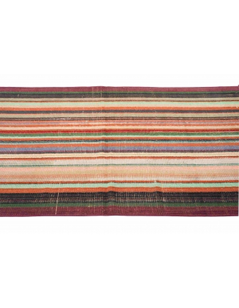 Vintage Striped Decorative Rug - 3`0″ x 5`3″