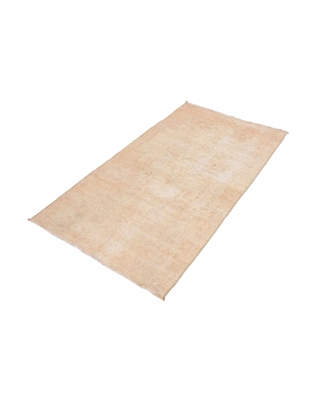Washed Out Vintage Turkish Rug - 2`9″ x 5`4″