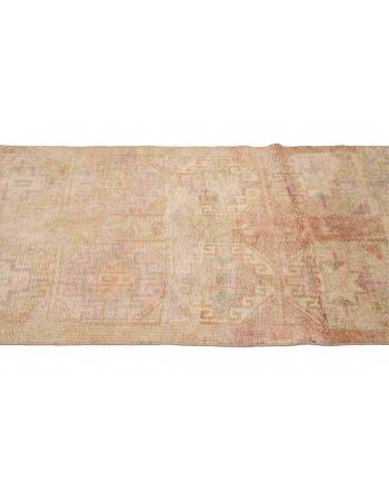 Vintage Washed Out Runner Rug - 2`10″ x 9`10″