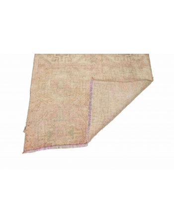 Vintage Washed Out Runner Rug - 2`10″ x 9`10″
