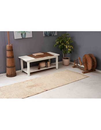 Vintage Washed Out Runner Rug - 2`10″ x 9`10″