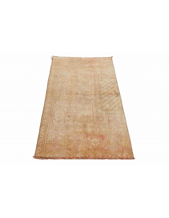 Washed Out Vintage Rug Fragment - 2`3″ x 4`11″