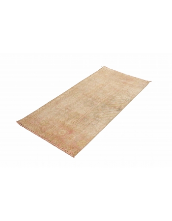 Washed Out Vintage Rug Fragment - 2`3″ x 4`11″