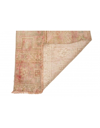 Vintage Washed Out Vintage Rug - 2`1″ x 5`5″