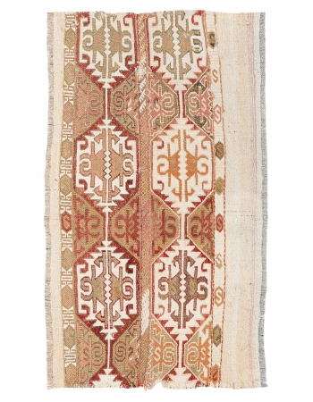 Vintage Small Decorative Kilim Rug - 2`6″ x 4`5″