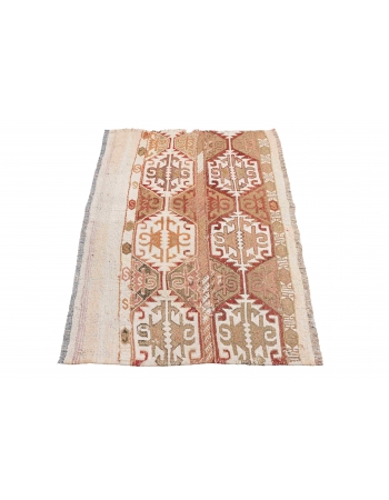 Vintage Small Decorative Kilim Rug - 2`6″ x 4`5″