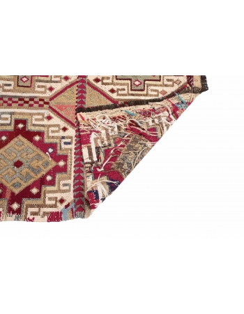 Vintage Decorative Small Kilim Rug - 3`2″ x 4`4″