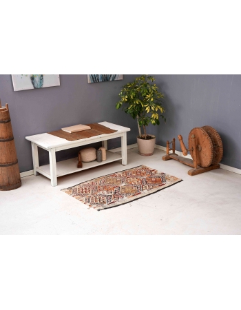 Vintage Small Decorative Kilim Rug - 2`6″ x 4`1″