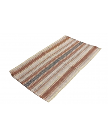 Vintage Small Decorative Kilim Rug - 2`7″ x 4`7″
