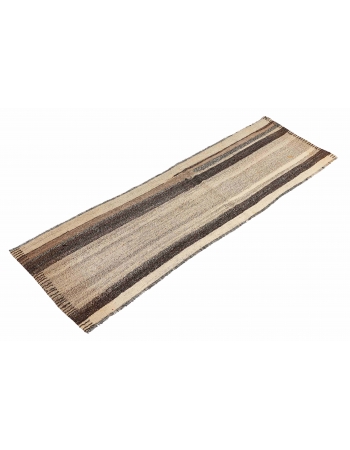 Vintage Modern Mini Kilim Runner - 1`8″ x 5`10″