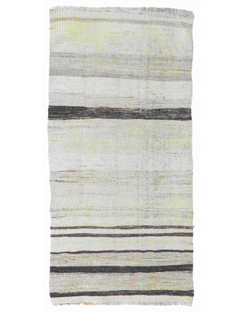 Small Vintage Modern Kilim Rug - 2`1″ x 4`7″