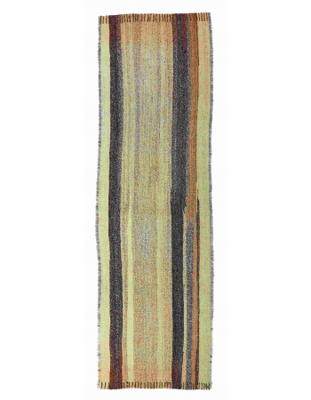 Vintage Modern Mini Kilim Runner - 1`8″ x 5`10″