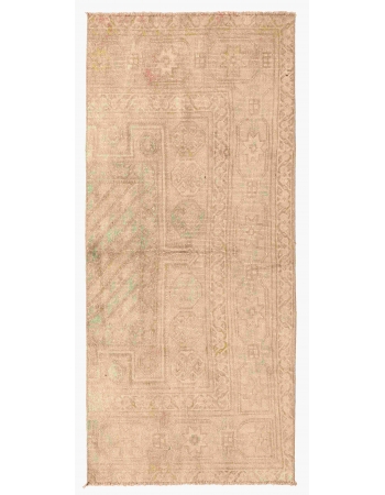 Washed Out Vintage Rug Fragment - 2`3″ x 4`11″