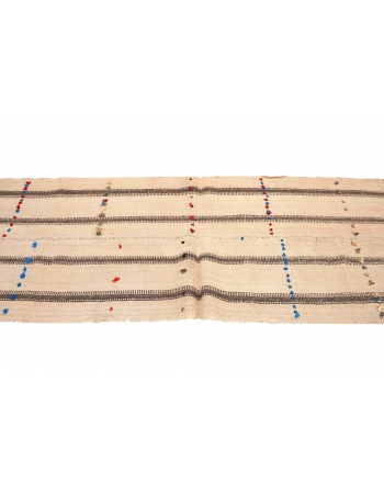 Modern Vintage Turkish Kilim Rug - 2`6″ x 6`11″