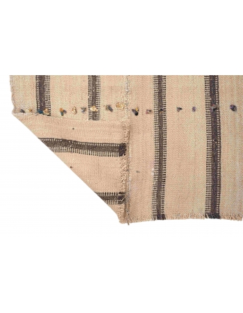 Modern Vintage Turkish Kilim Rug - 2`6″ x 6`11″