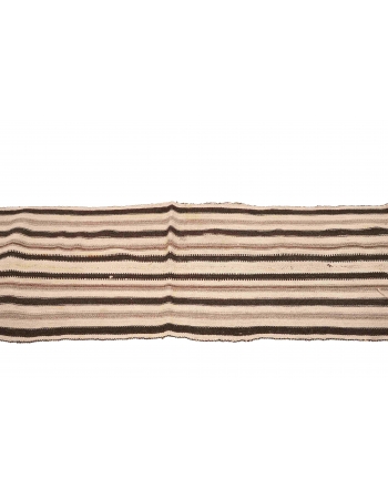 Striped Vintage Kilim Rug - 2`3″ x 6`5″