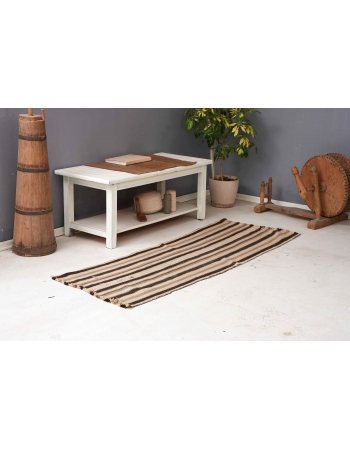 Striped Vintage Kilim Rug - 2`3″ x 6`5″