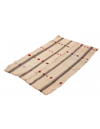 Small Vintage Decorative Kilim Rug - 2`4″ x 4`1″
