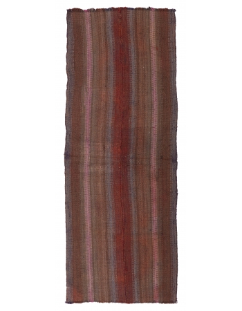 Decorative Vintage Turkish Kilim Rug - 2`8″ x 7`3″