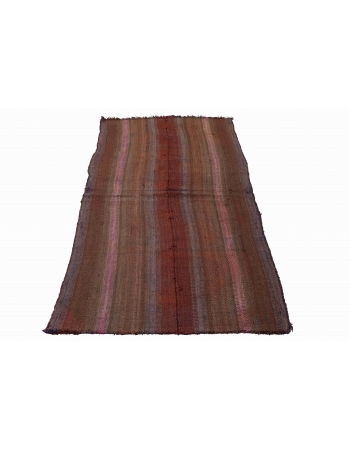 Decorative Vintage Turkish Kilim Rug - 2`8″ x 7`3″