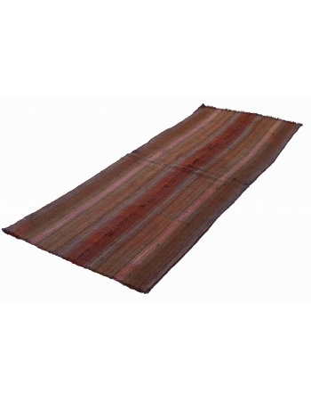 Decorative Vintage Turkish Kilim Rug - 2`8″ x 7`3″