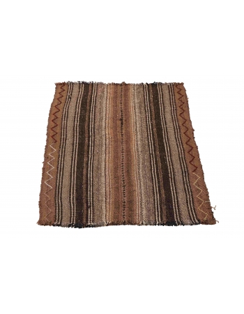 Small Vintage Turkish Decorative Kilim - 2`1″ x 3`5″