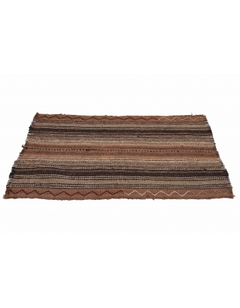 Small Vintage Turkish Decorative Kilim - 2`1″ x 3`5″