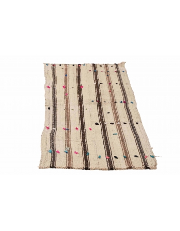 Vintage Modern Turkish Kilim Rug - 2`7″ x 6`0″
