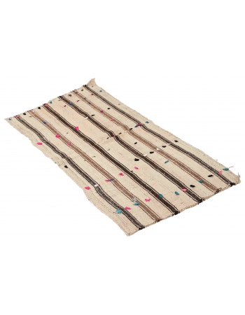 Vintage Modern Turkish Kilim Rug - 2`7″ x 6`0″