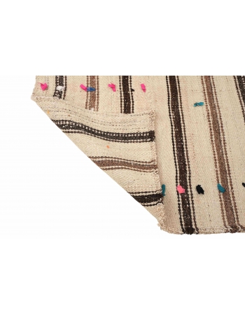 Vintage Modern Turkish Kilim Rug - 2`7″ x 6`0″