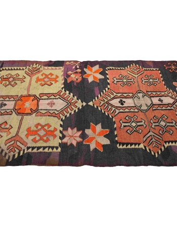 Vintage Decorative Small Kars Kilim Rug - 3`6″ x 6`0″