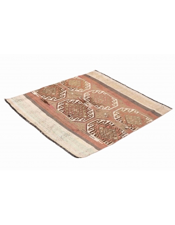 Decorative Vintage Kilim Rug - 3`11″ x 4`2″