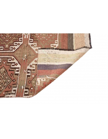 Decorative Vintage Kilim Rug - 3`11″ x 4`2″