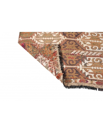 Vintage Decorative Turkish Kilim Rug - 3`11″ x 4`0″