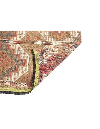 Small Vintage Turkish Kilim Rug - 2`7″ x 4`0″