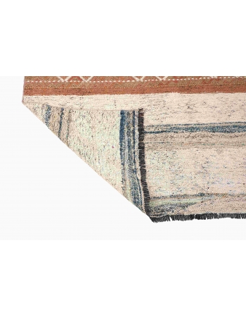 Small Vintage Turkish Kilim Rug - 3`5″ x 4`9″