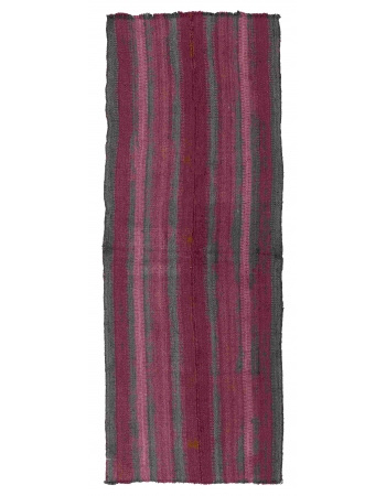 Decorative Vintage Turkish Kilim Rug - 2`8″ x 7`3″