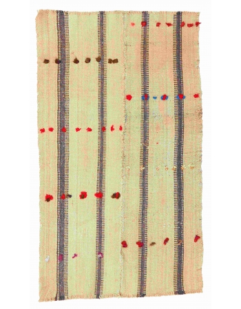 Small Vintage Decorative Kilim Rug - 2`4″ x 4`1″