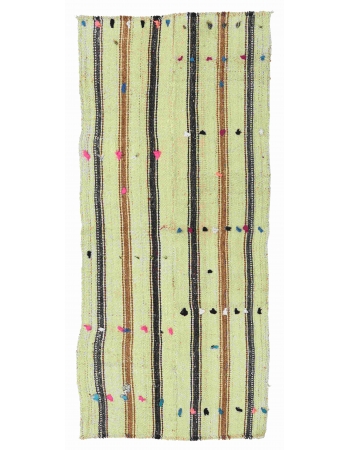 Vintage Modern Turkish Kilim Rug - 2`7″ x 6`0″